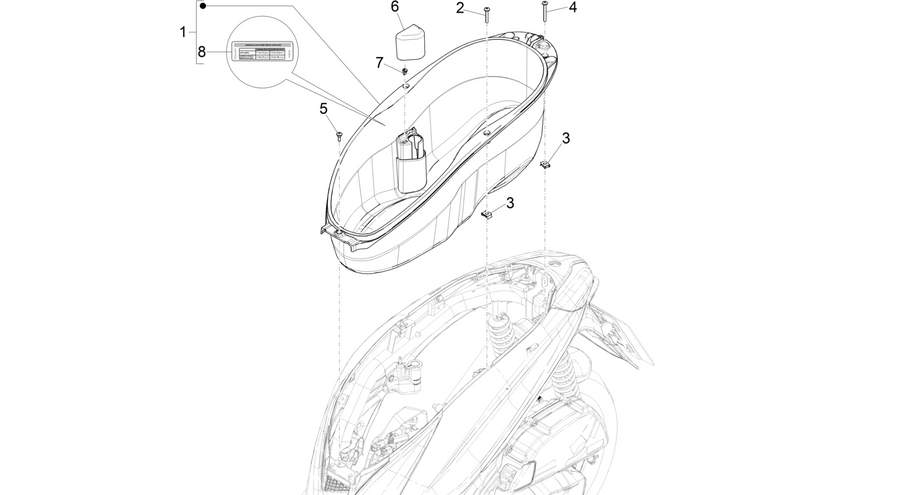 Helmet huosing - Undersaddle