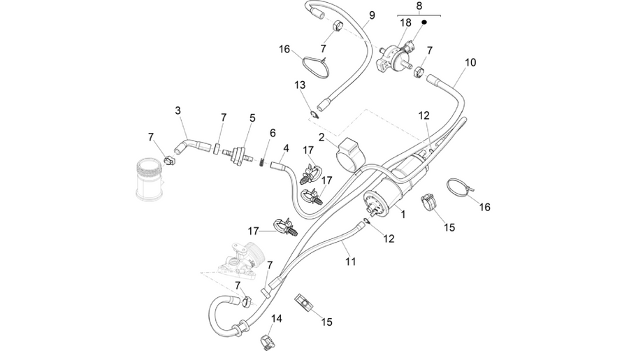 Anti-percolation system