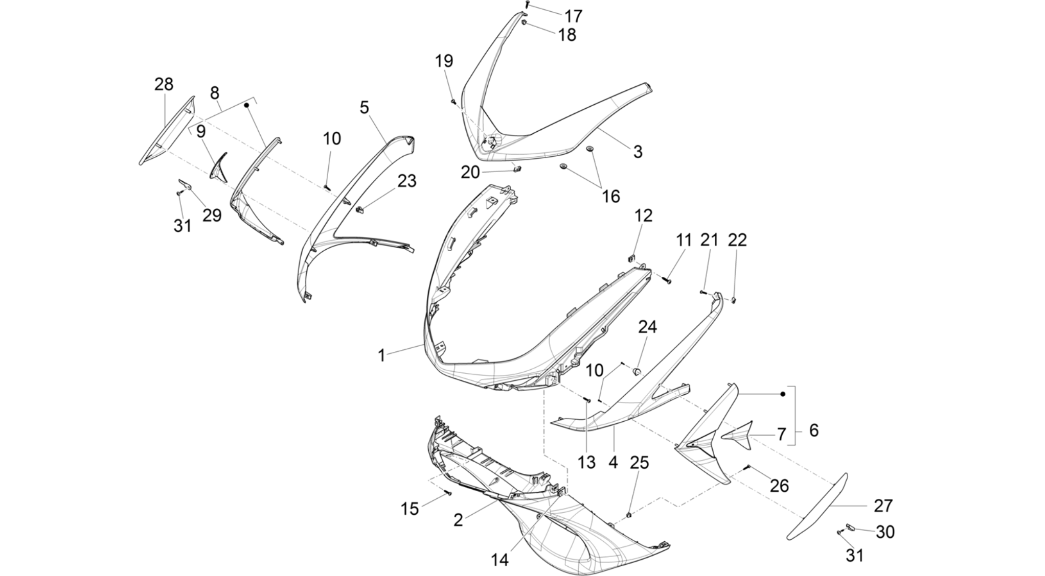 Front shield