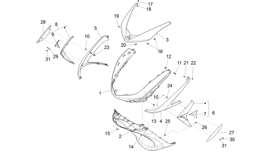 Front shield