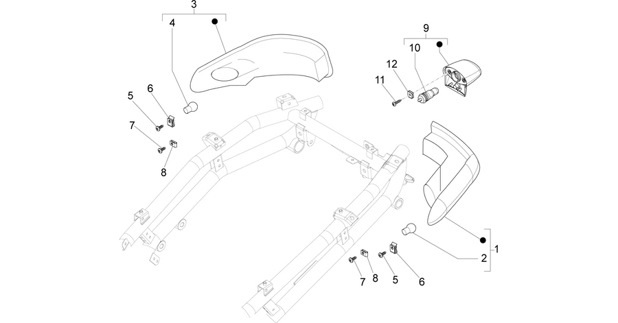 Rear headlamps - Turn signal lamps