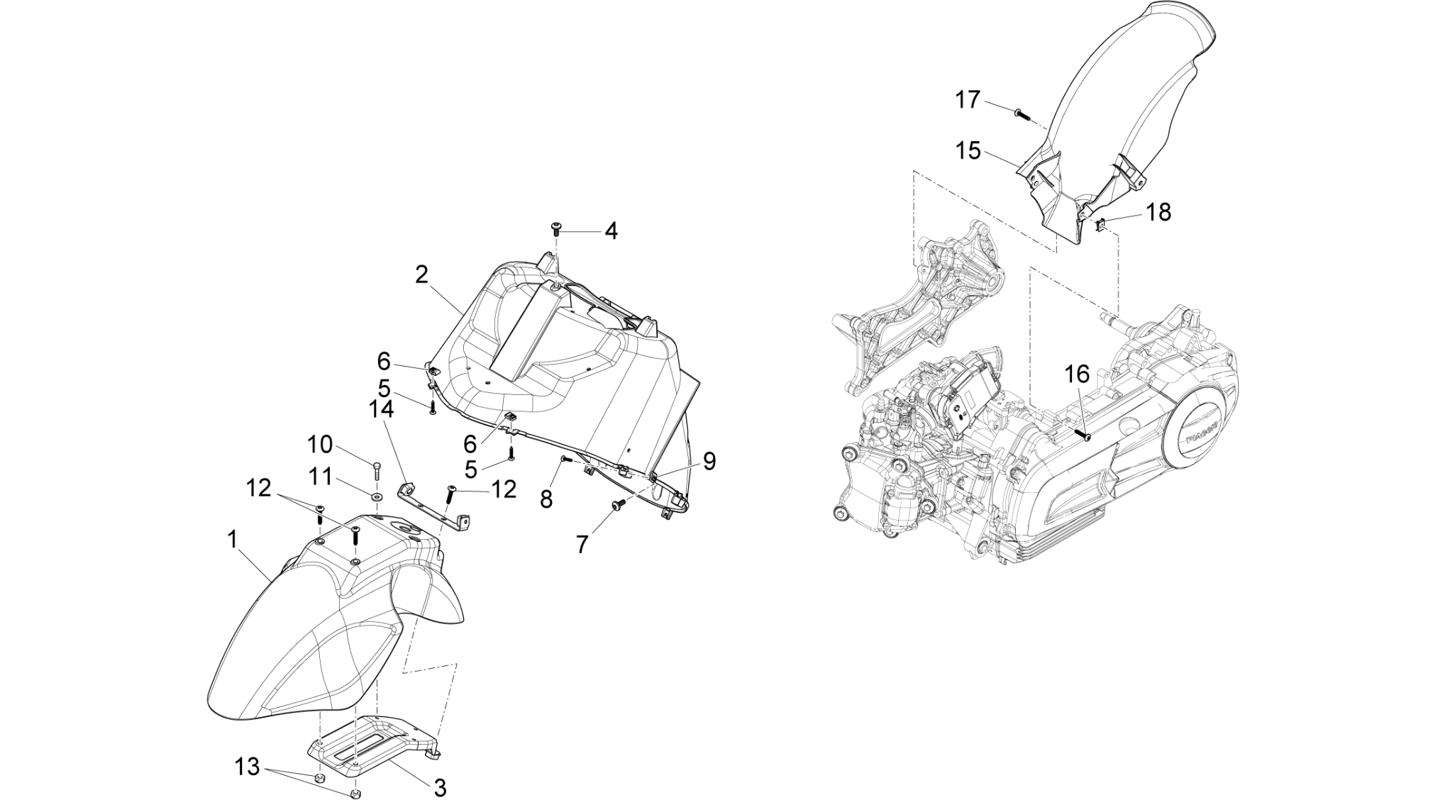 Wheel huosing - Mudguard