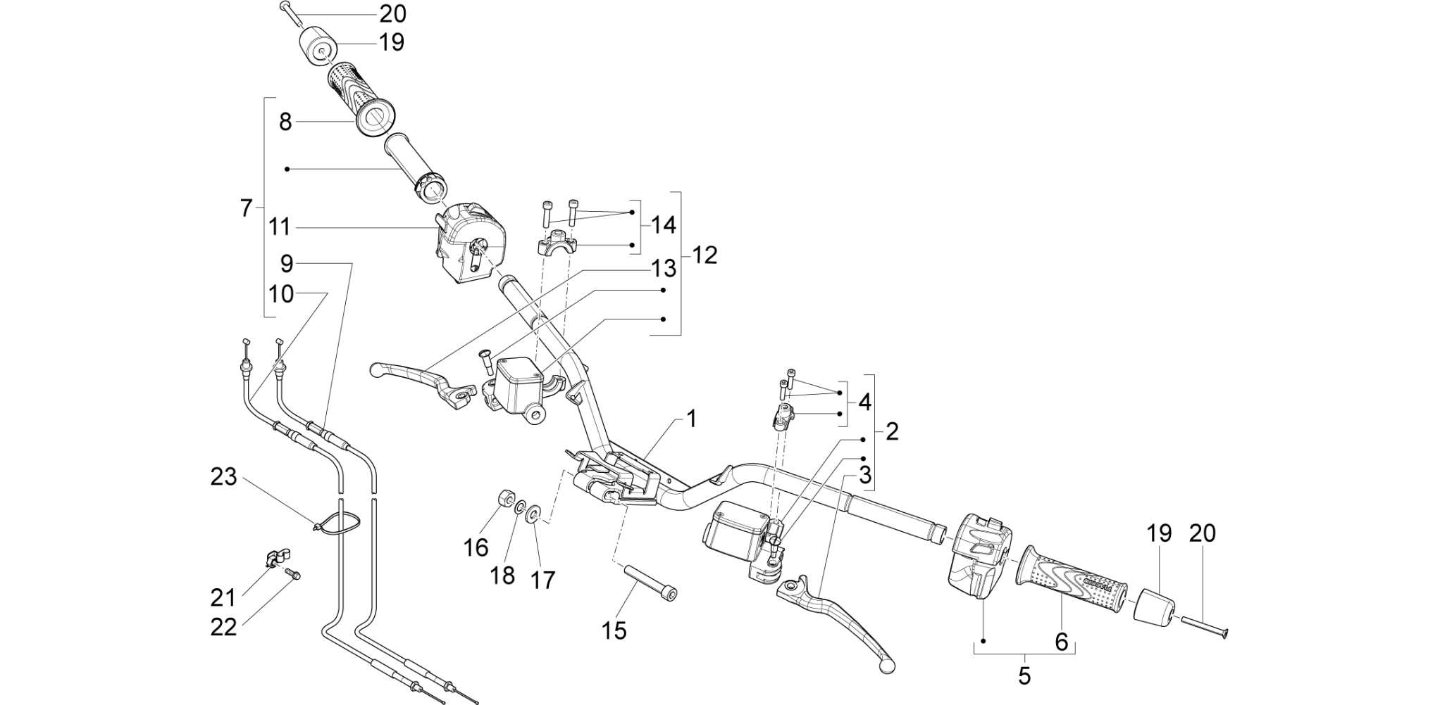 Handlebars - Master cil.