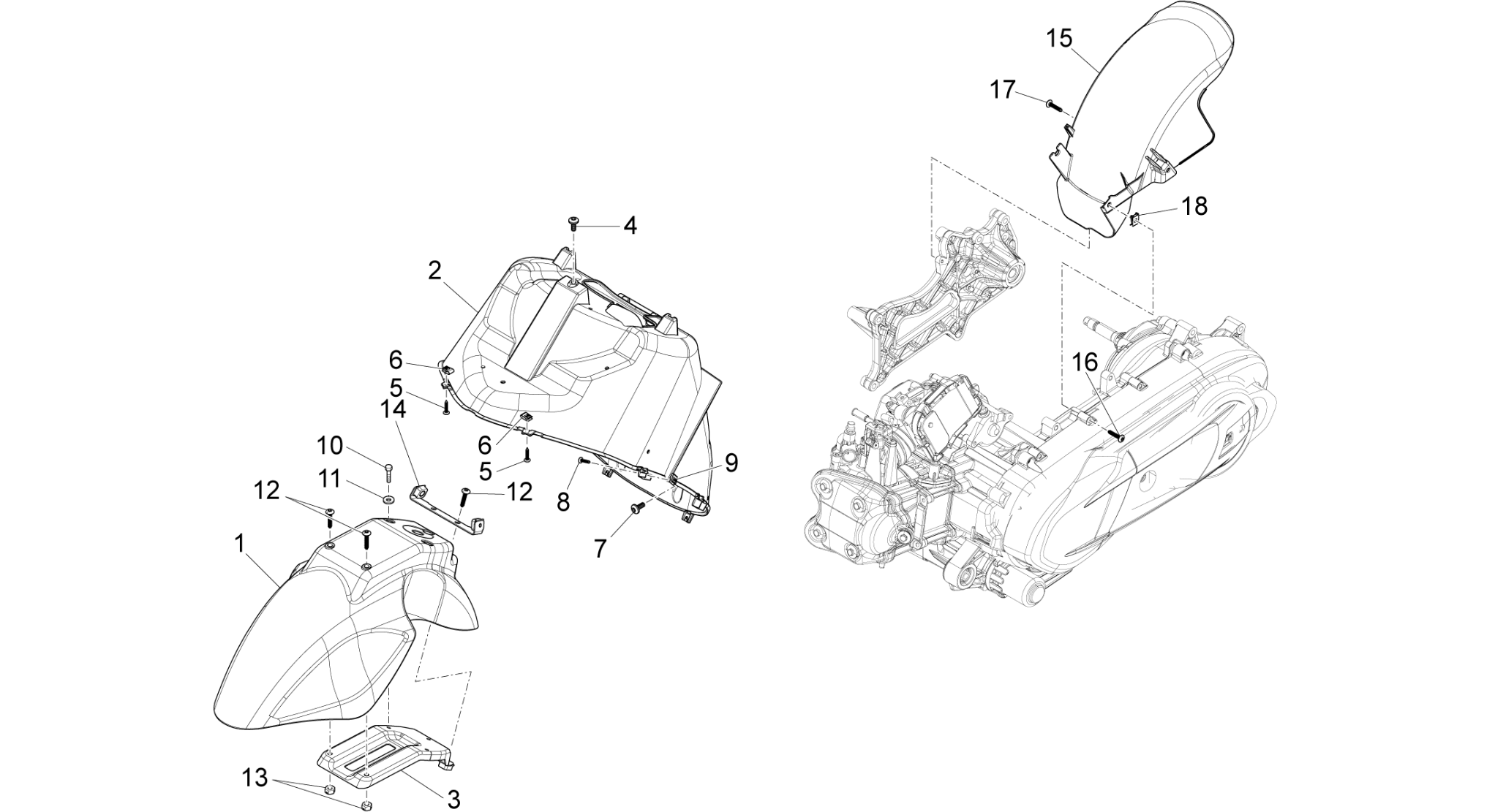 Wheel huosing - Mudguard