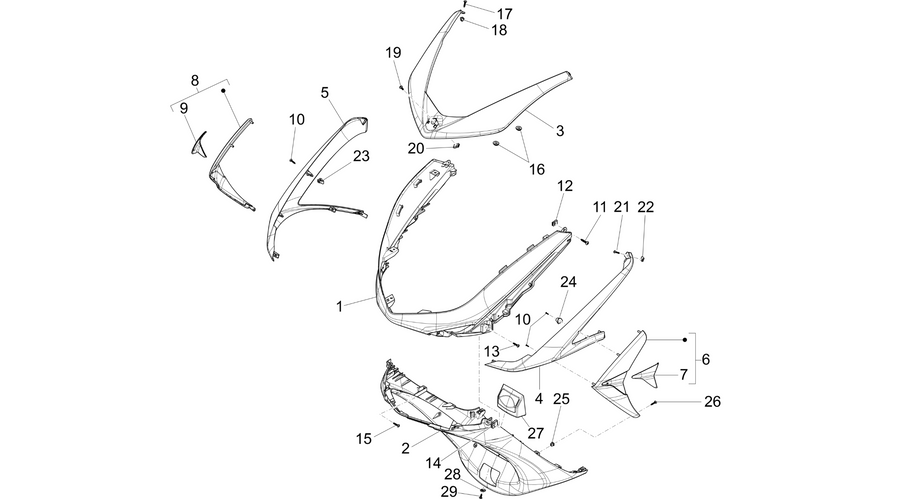 Front shield