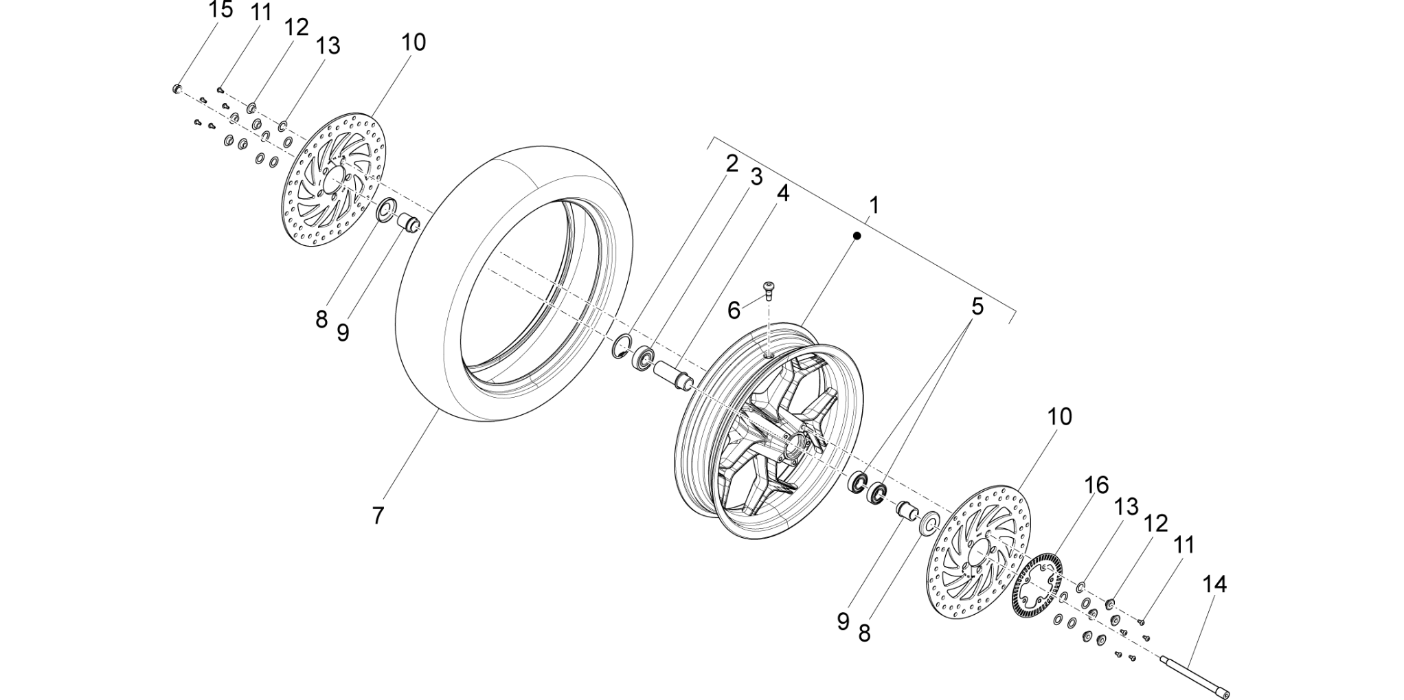 Front wheel