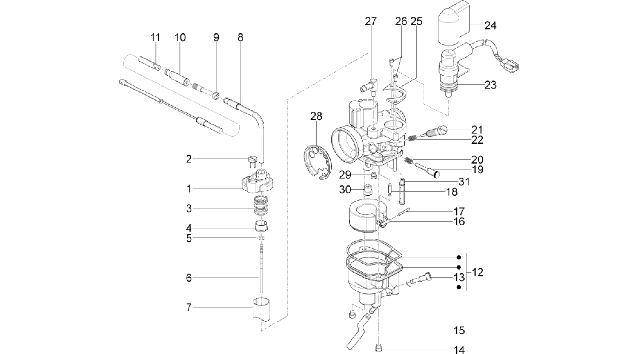 Carburetor's components