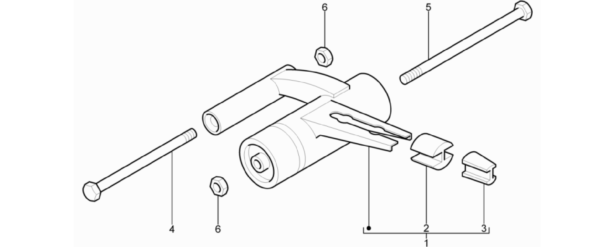 Swinging arm