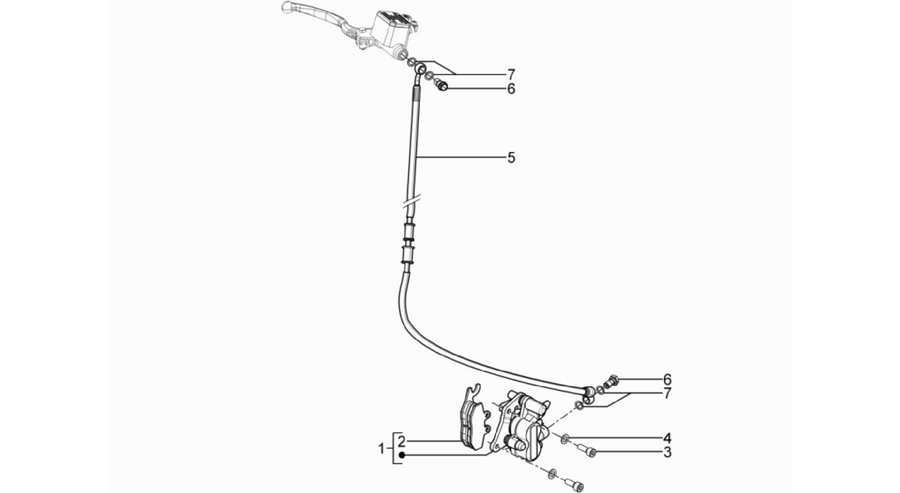 Brakes pipes - Calipers