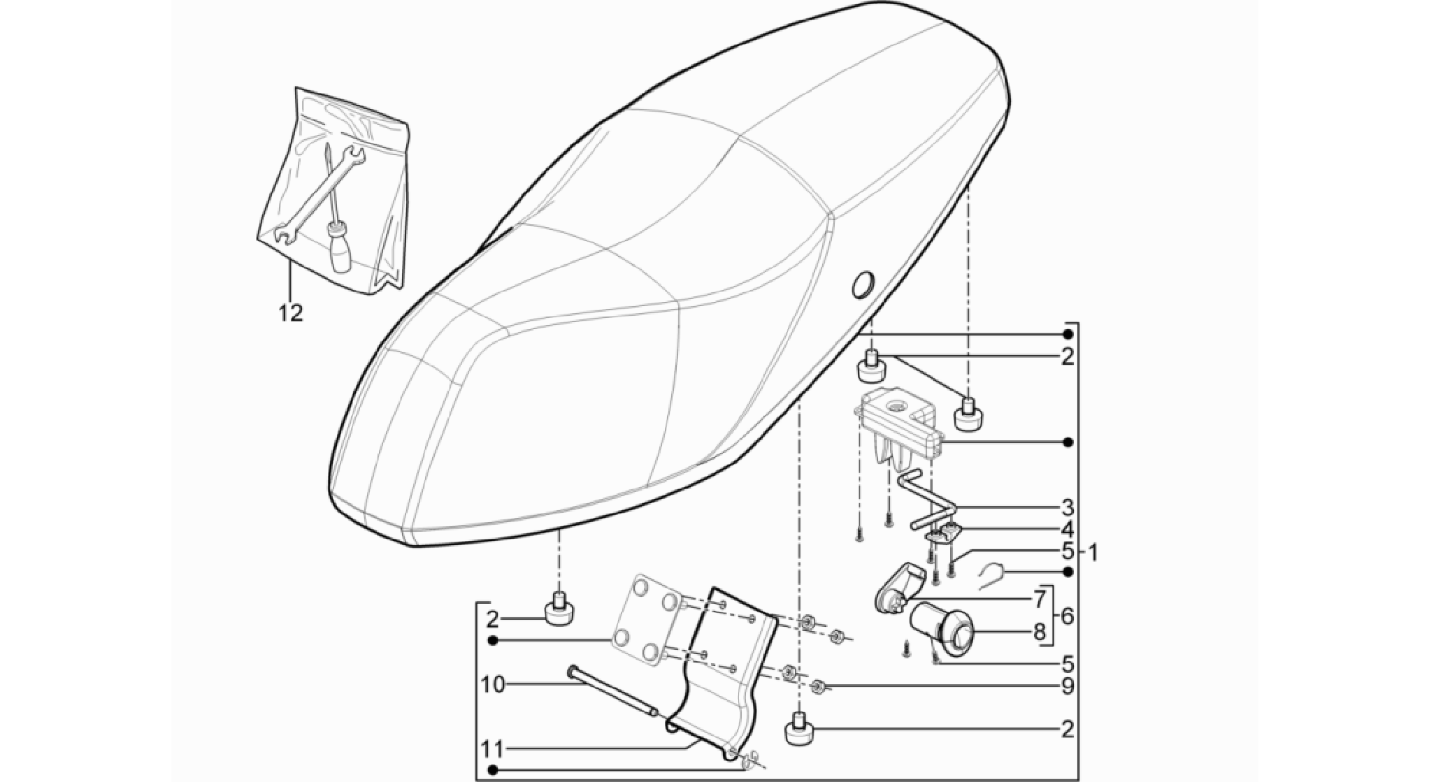 Saddle/seats