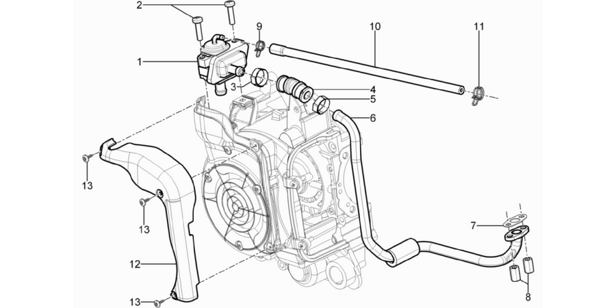 Secondary air box