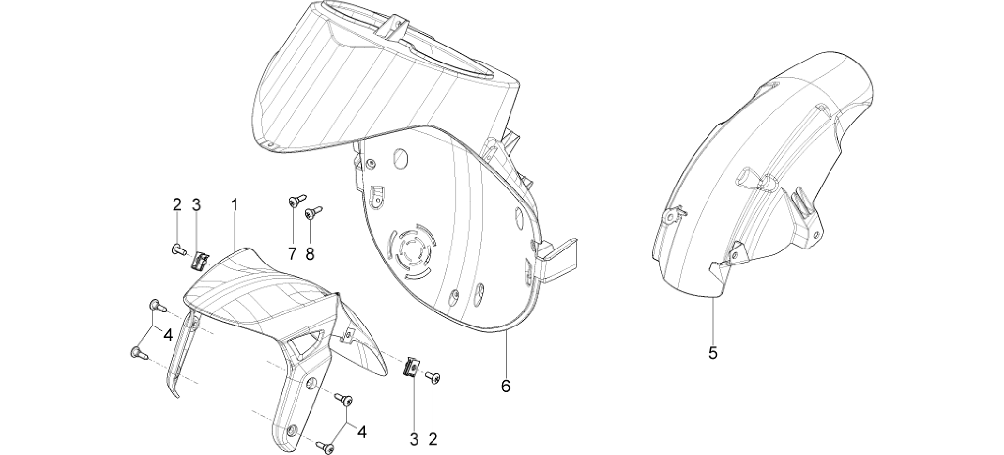 Wheel huosing - Mudguard