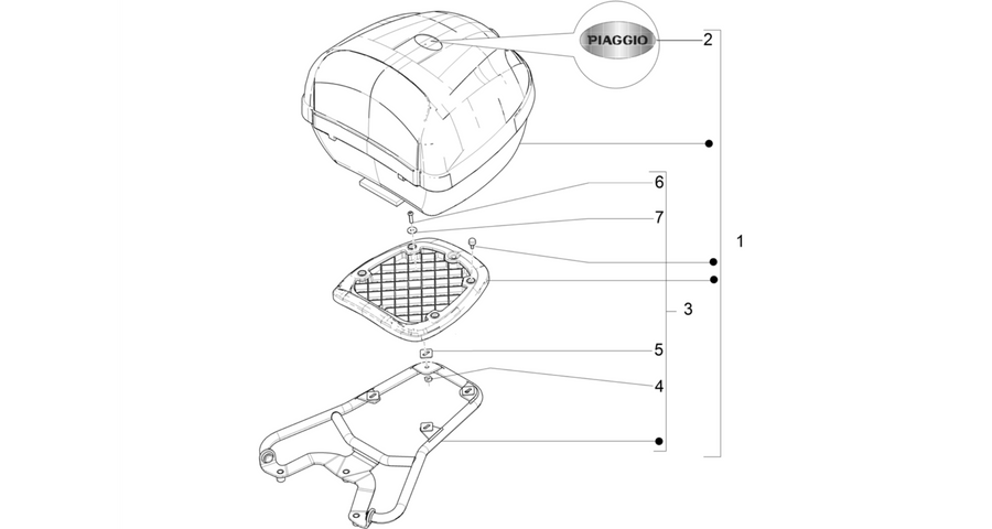 Rear luggage rack