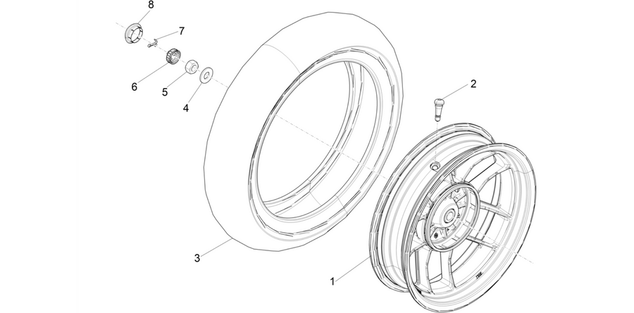 Rear wheel