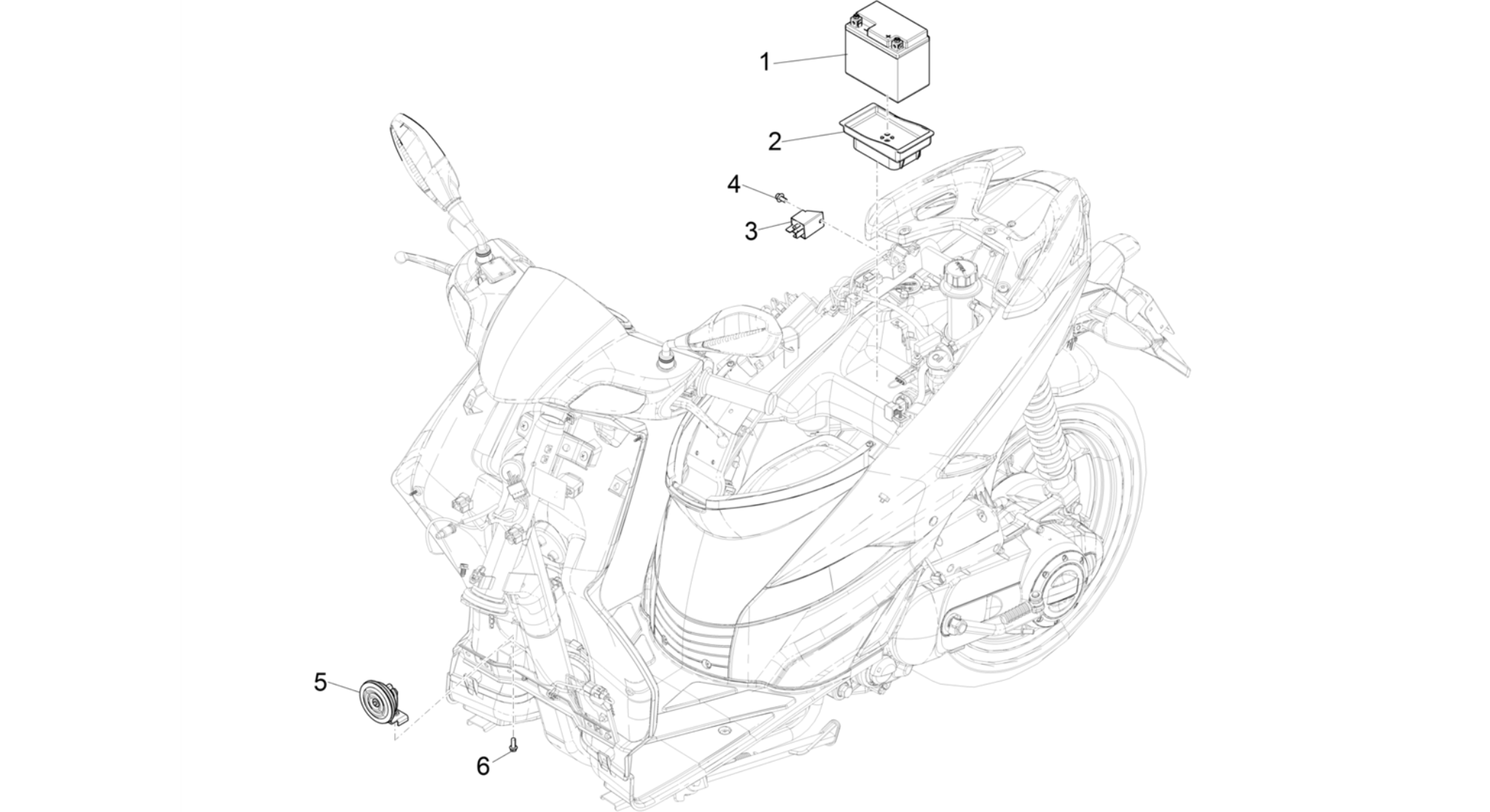 Remote control switches - Battery - Horn
