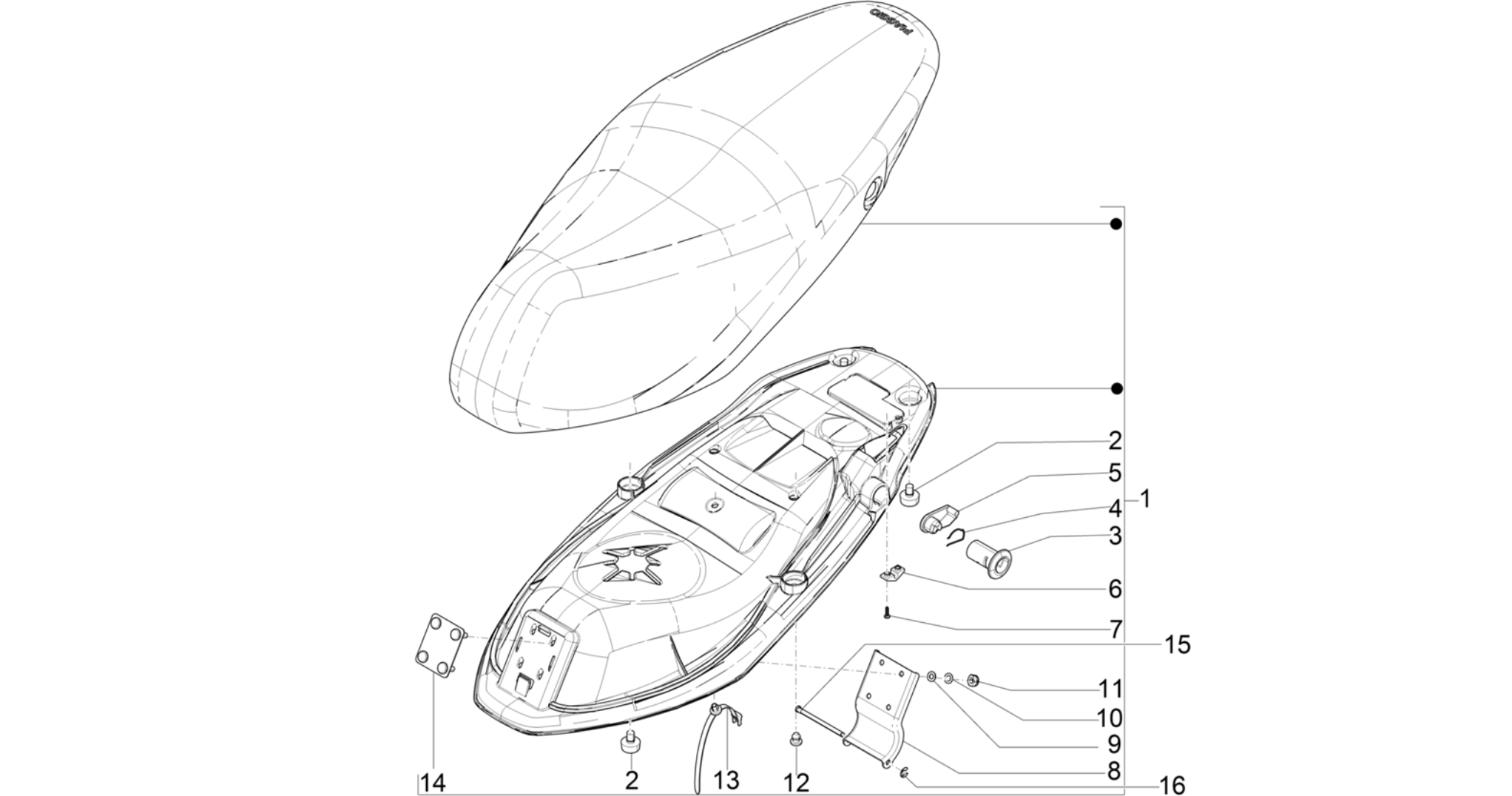 Saddle/seats