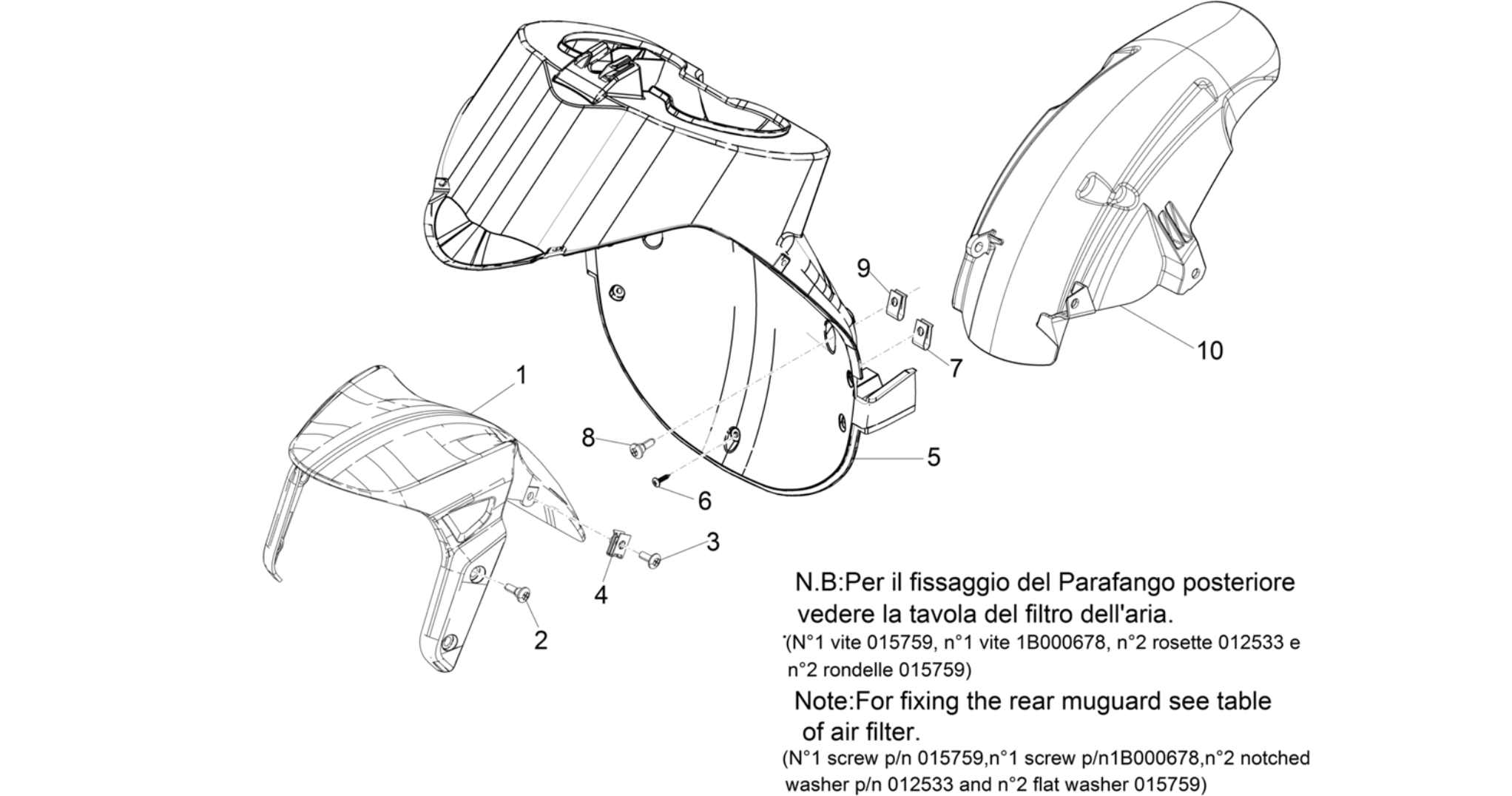Wheel huosing - Mudguard