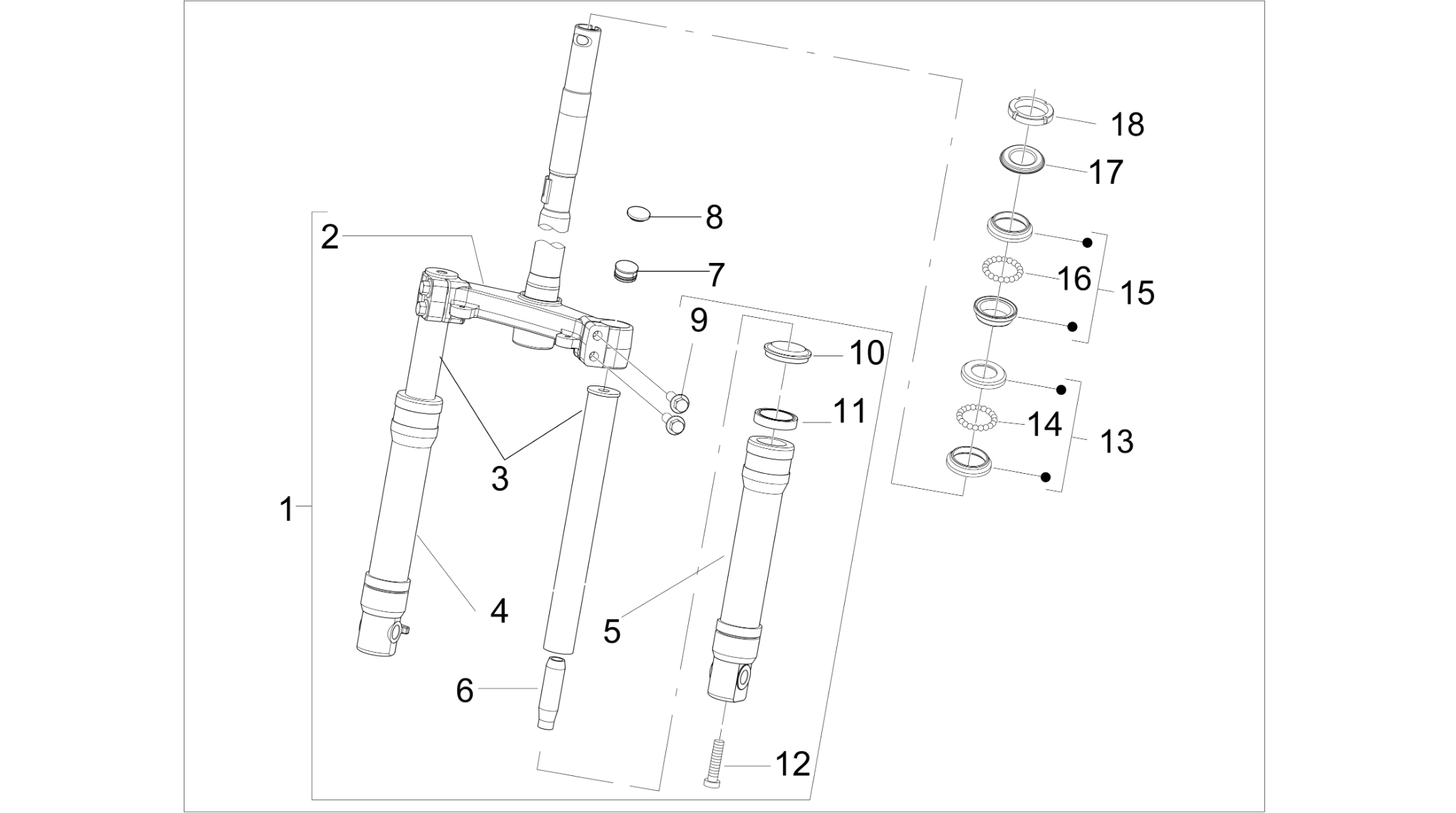 Fork's components (Escorts)