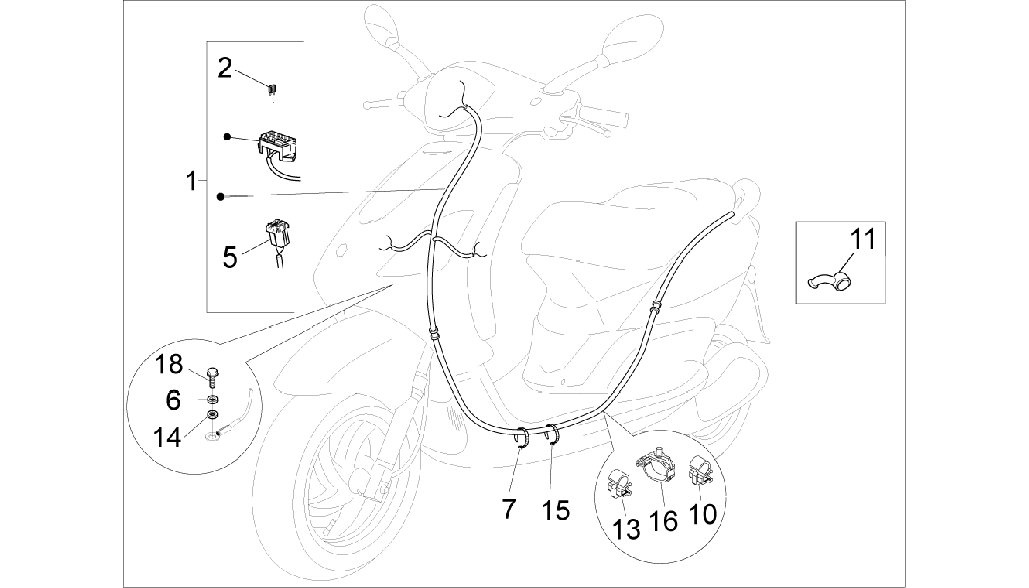 Main cable harness