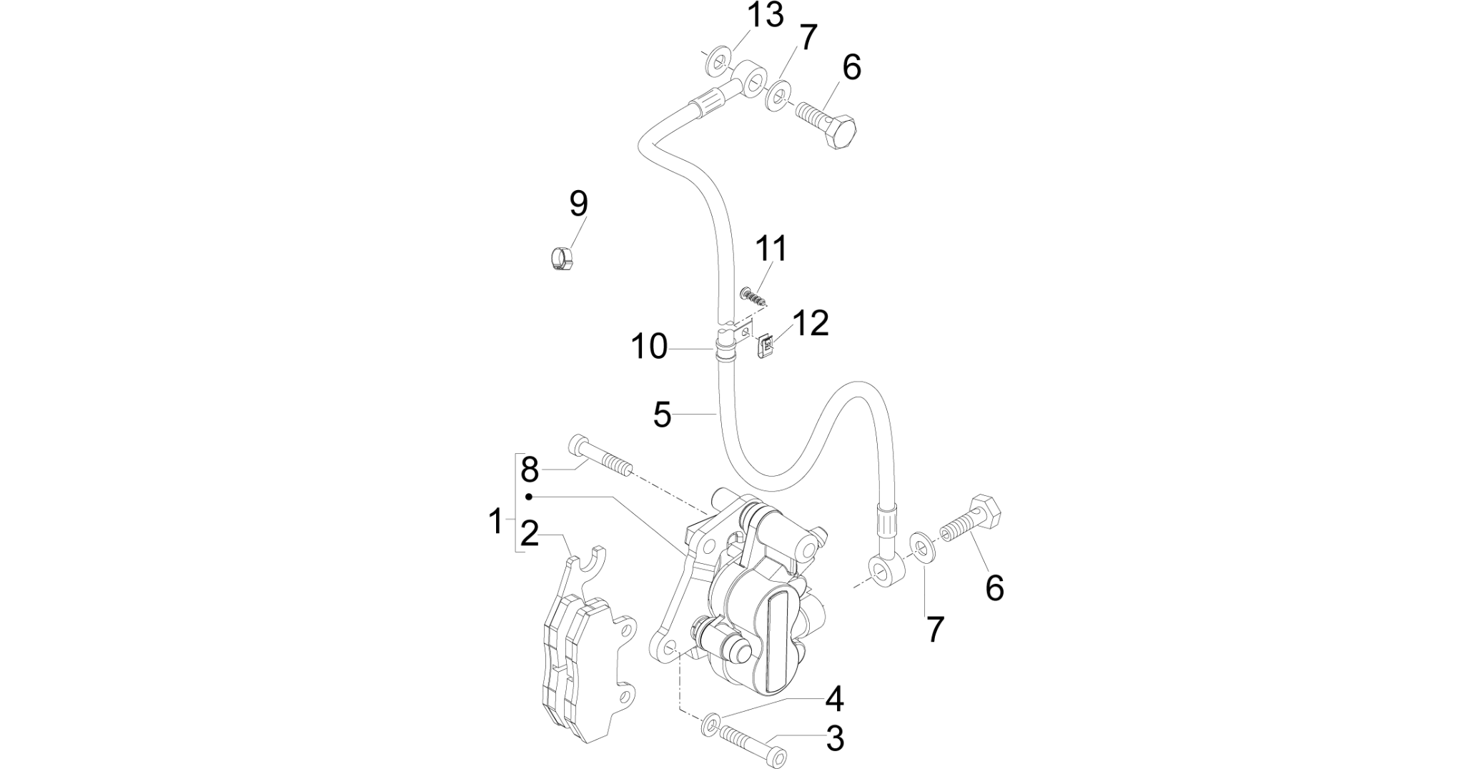 Brakes pipes - Calipers