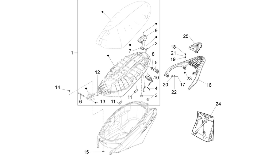 Saddle/seats