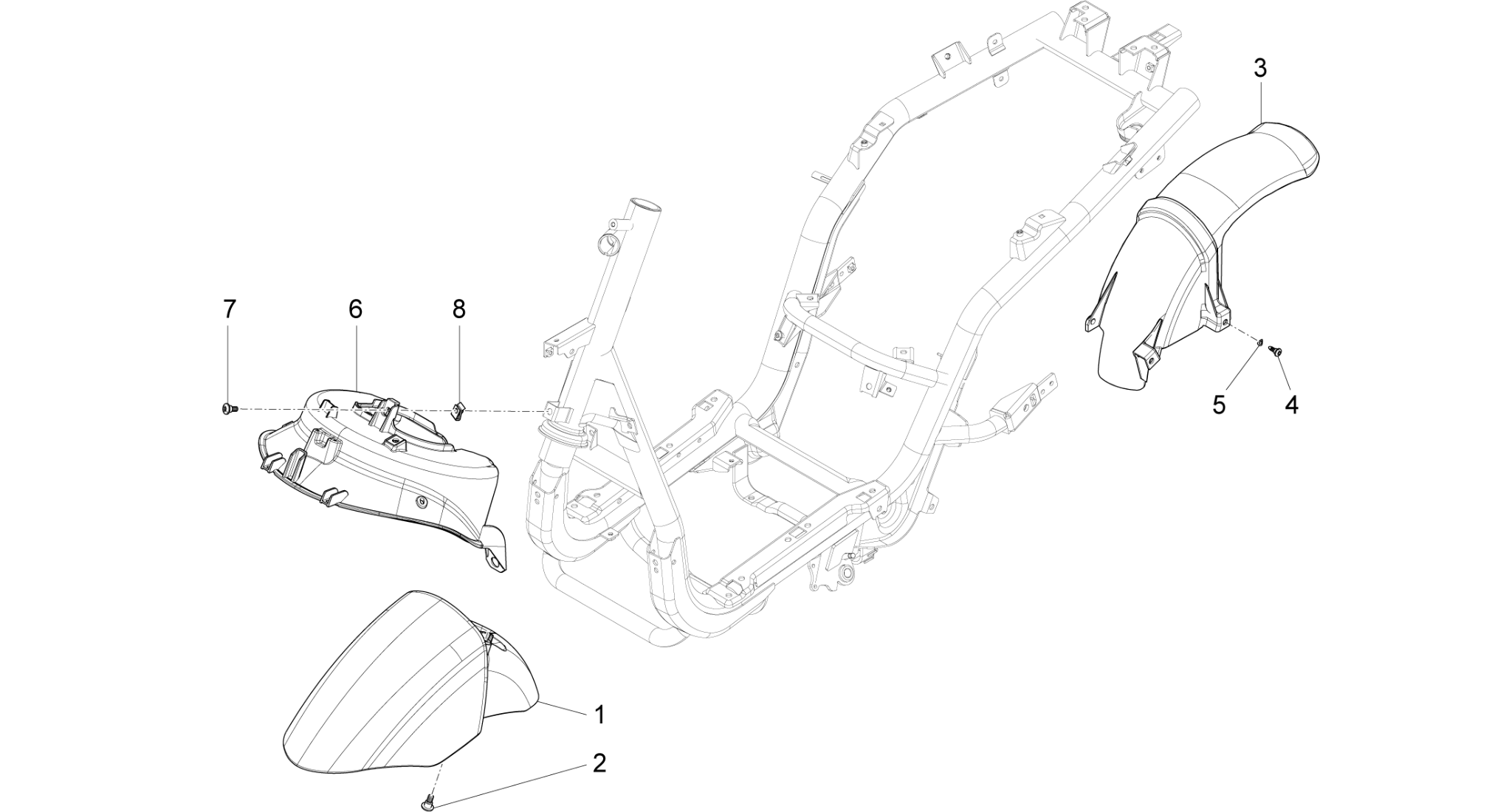 Wheel huosing - Mudguard