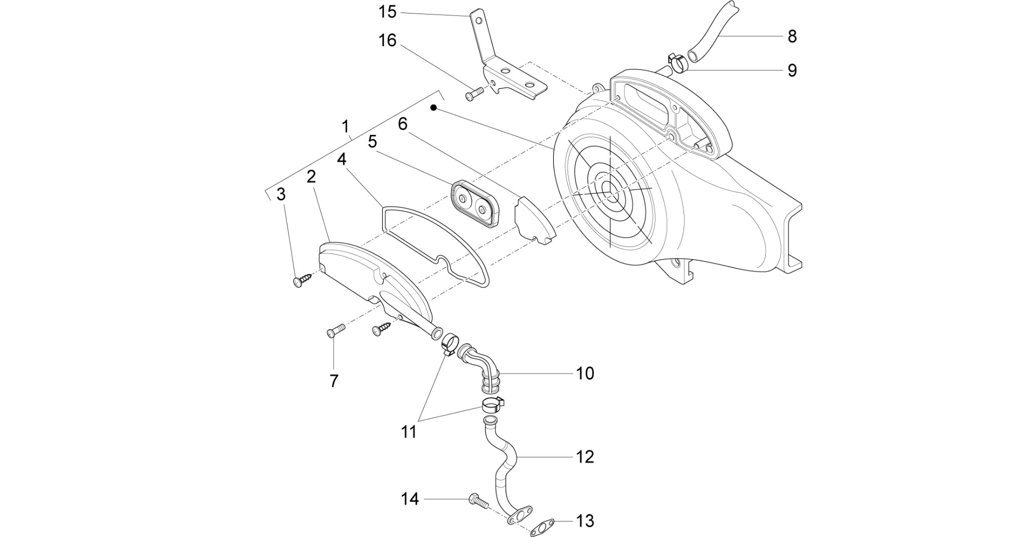Secondary air box