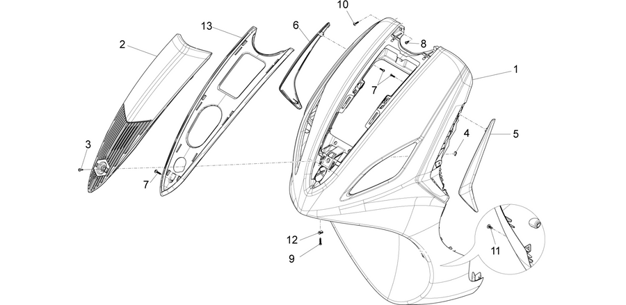 Front shield