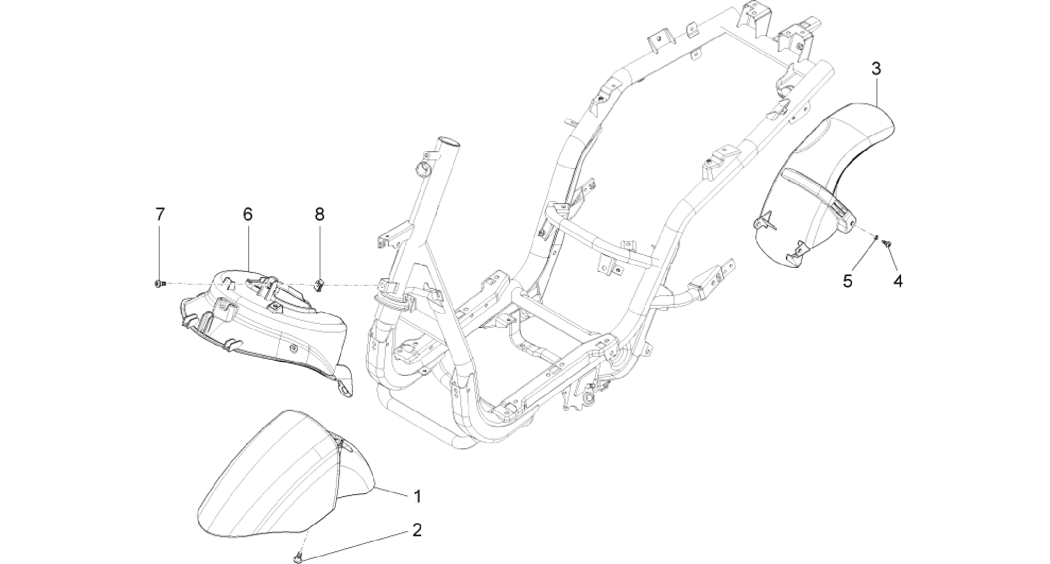 Wheel huosing - Mudguard