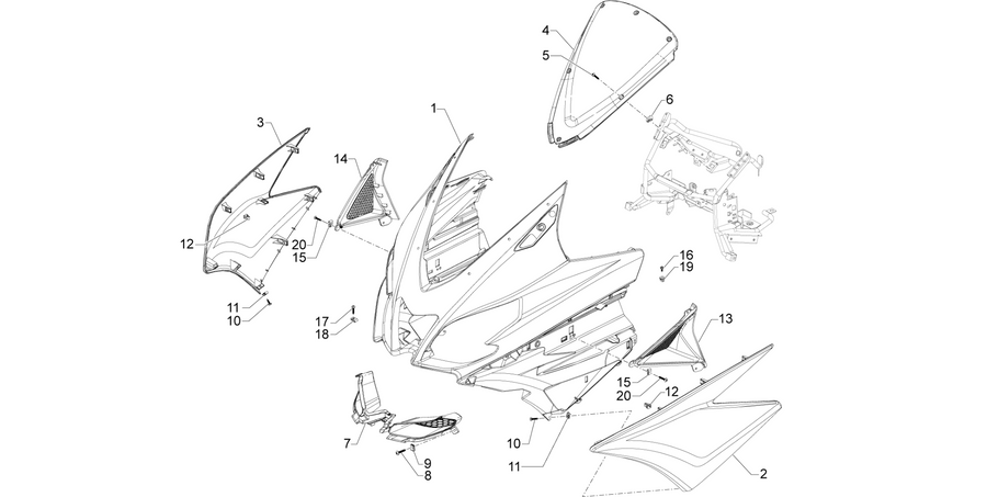 Front shield