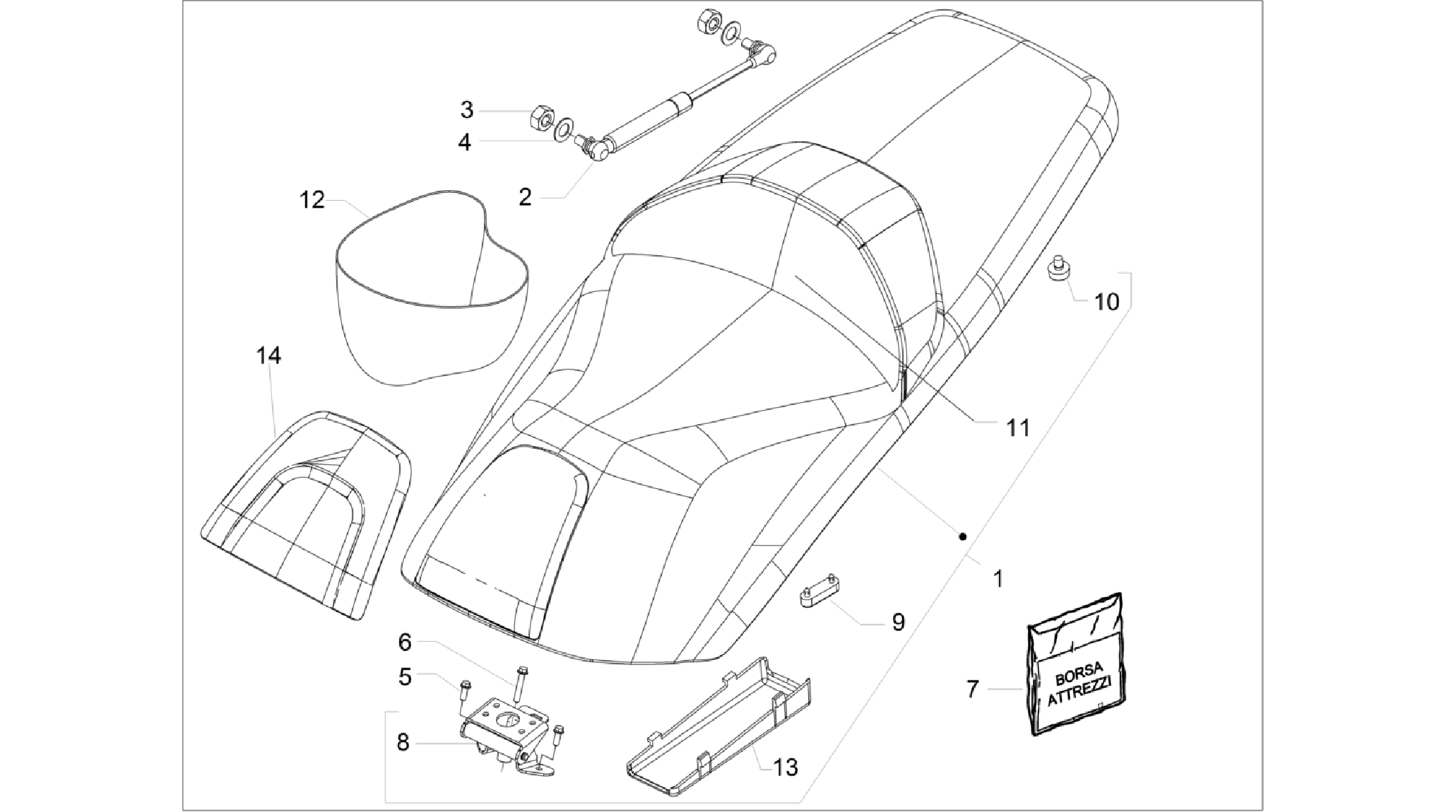 Saddle/seats