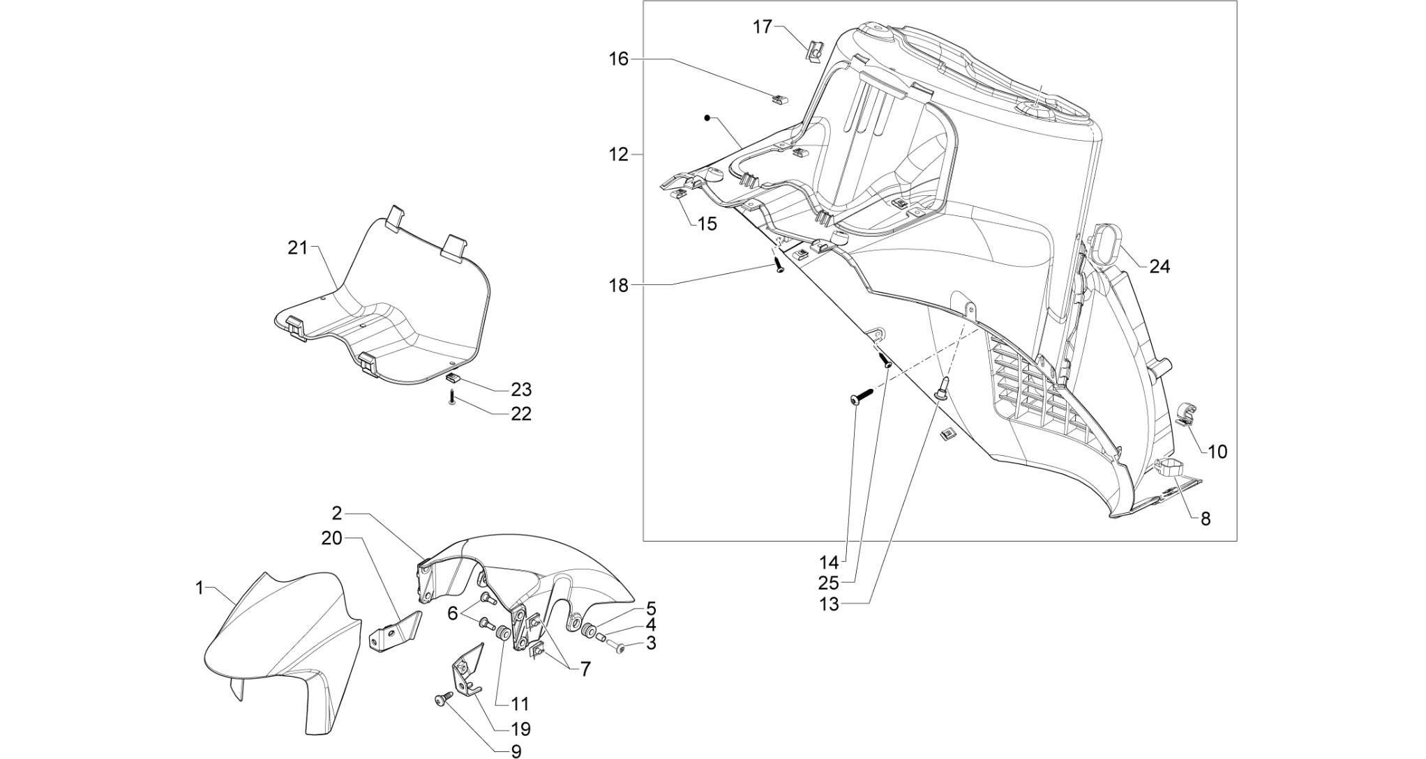 Wheel huosing - Mudguard