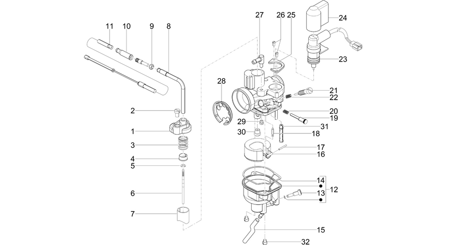Carburetor's components
