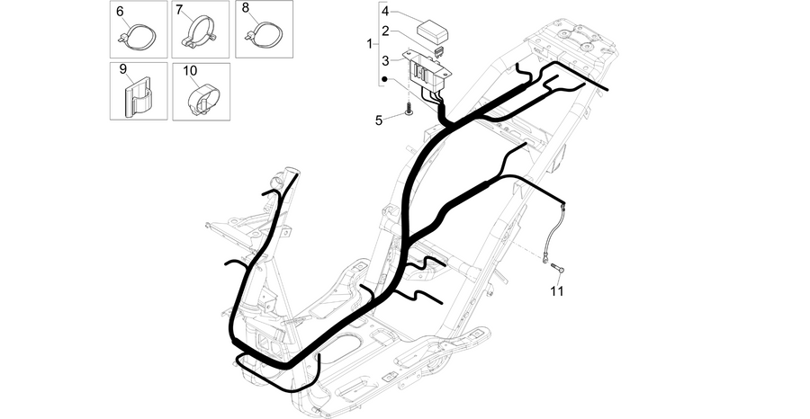 Main cable harness