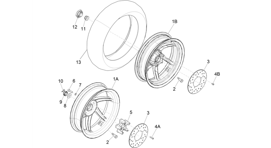Rear wheel