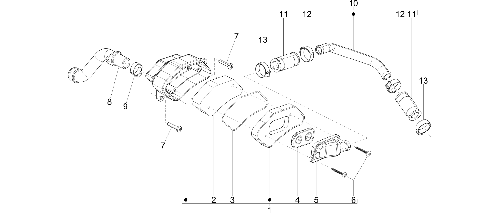 Secondary air box
