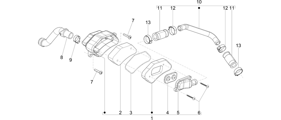Secondary air box