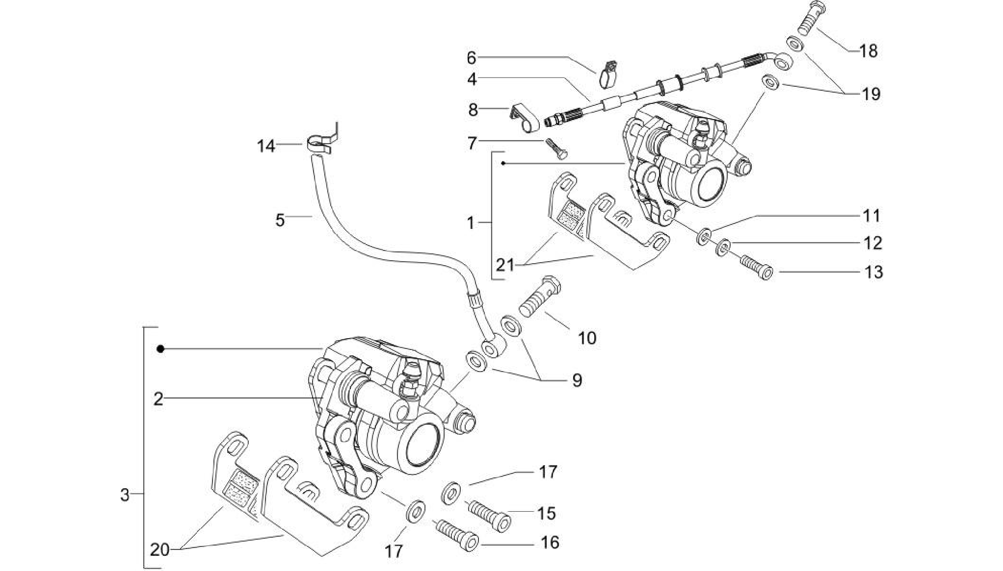 Brakes pipes - Calipers