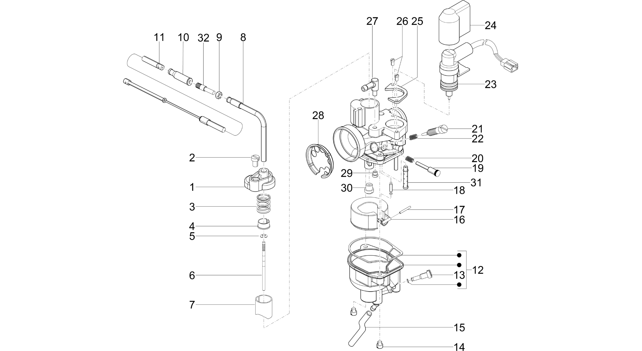 Carburetor's components