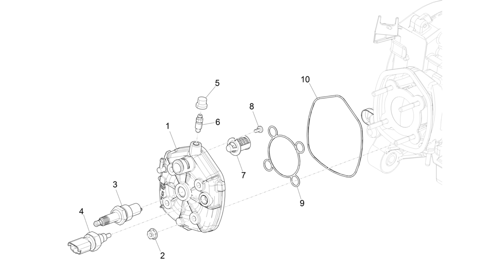 Cylinder head cover