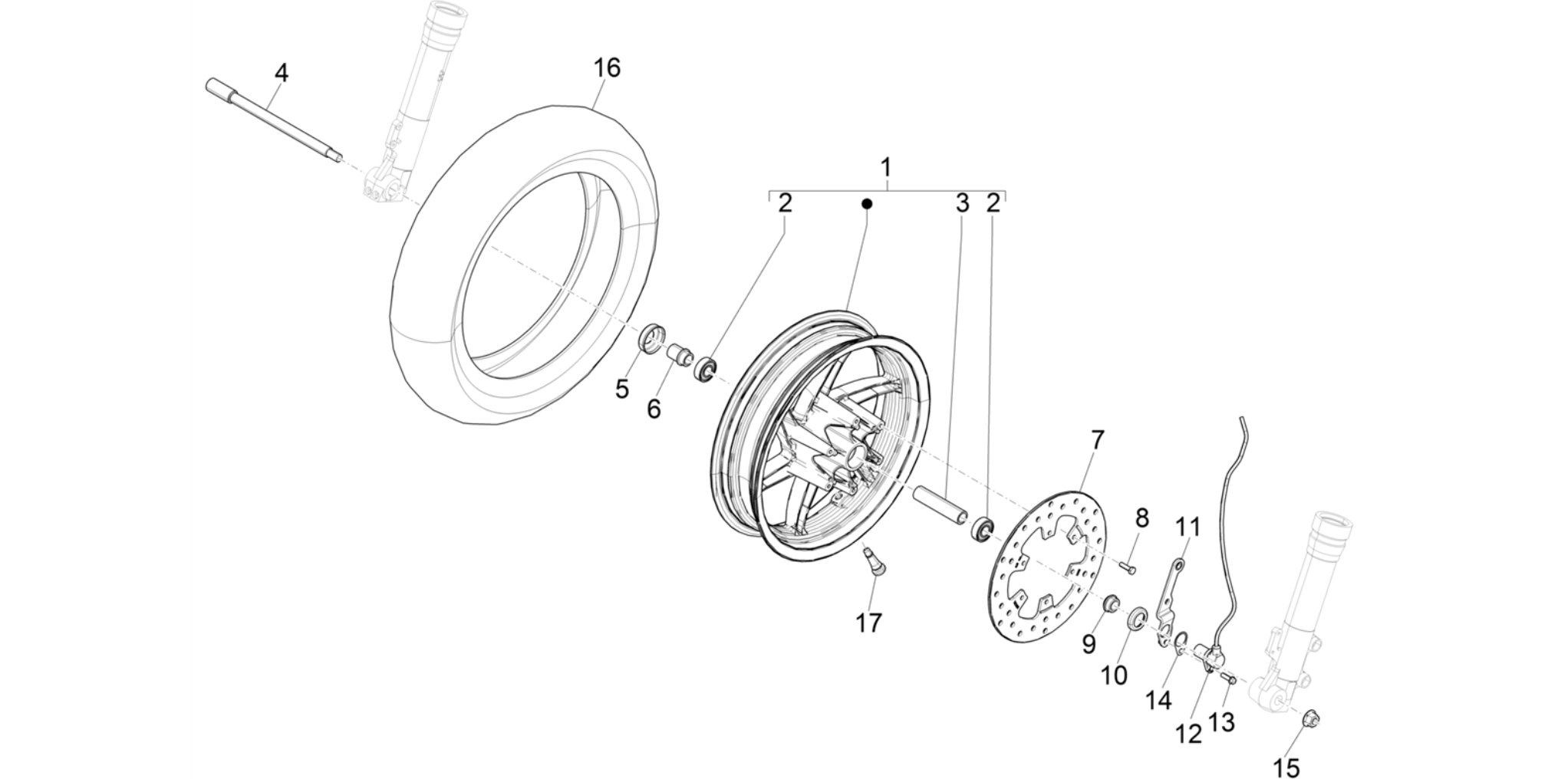 Front wheel