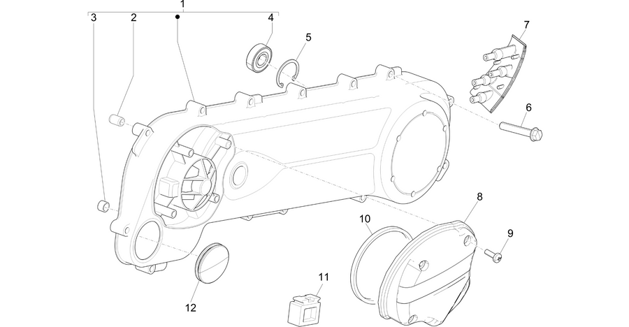 Crankcase cover - Crankcase cooling