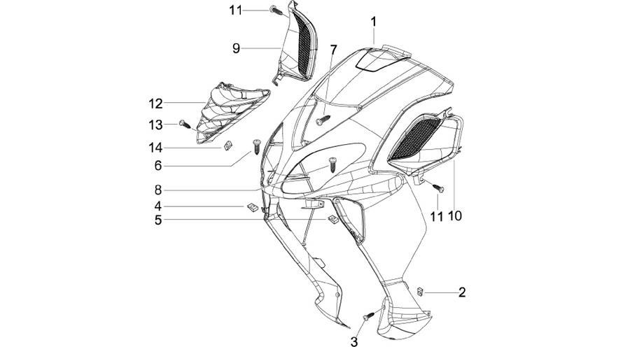 Front shield