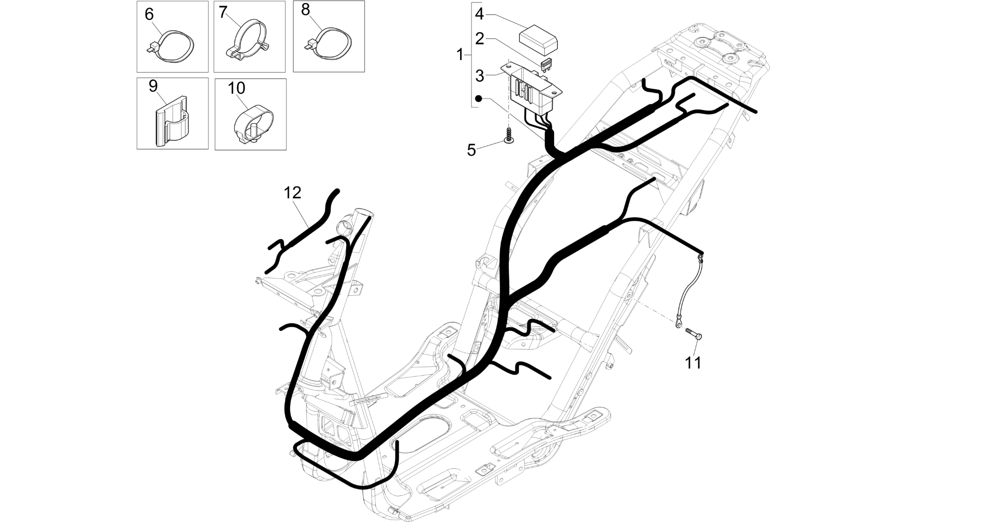 Main cable harness