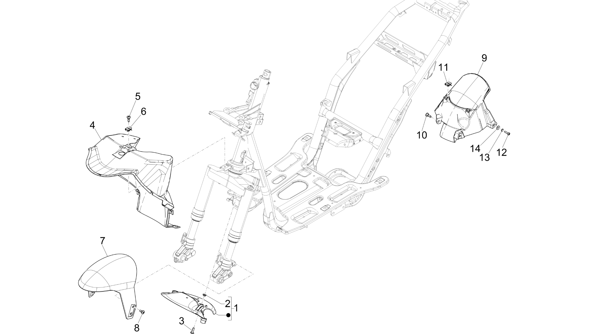 Wheel huosing - Mudguard
