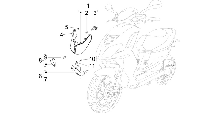 Front headlamps - Turn signal lamps