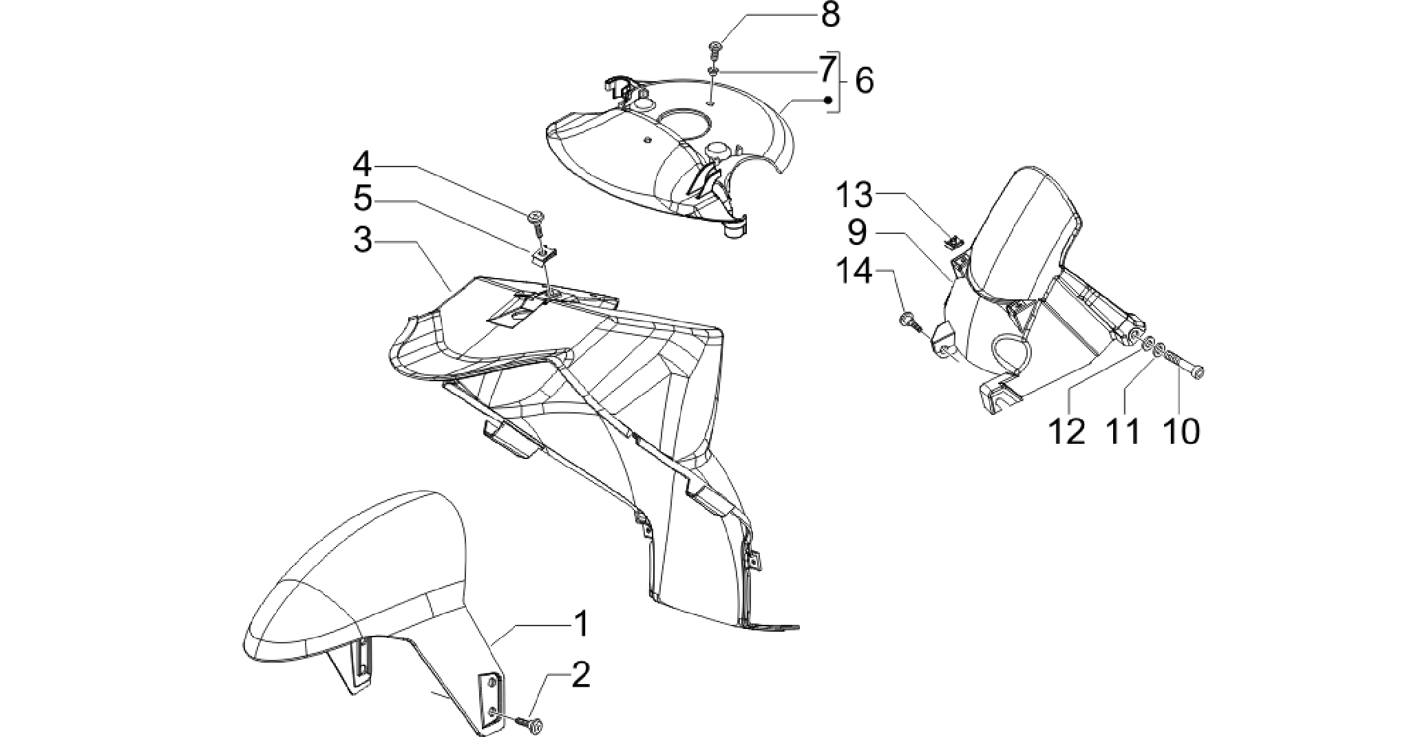 Wheel huosing - Mudguard