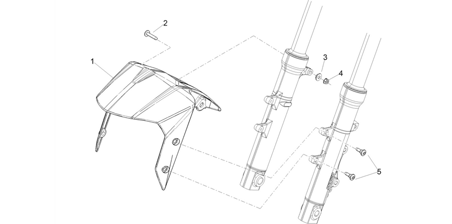 Front mudguard-Pillar