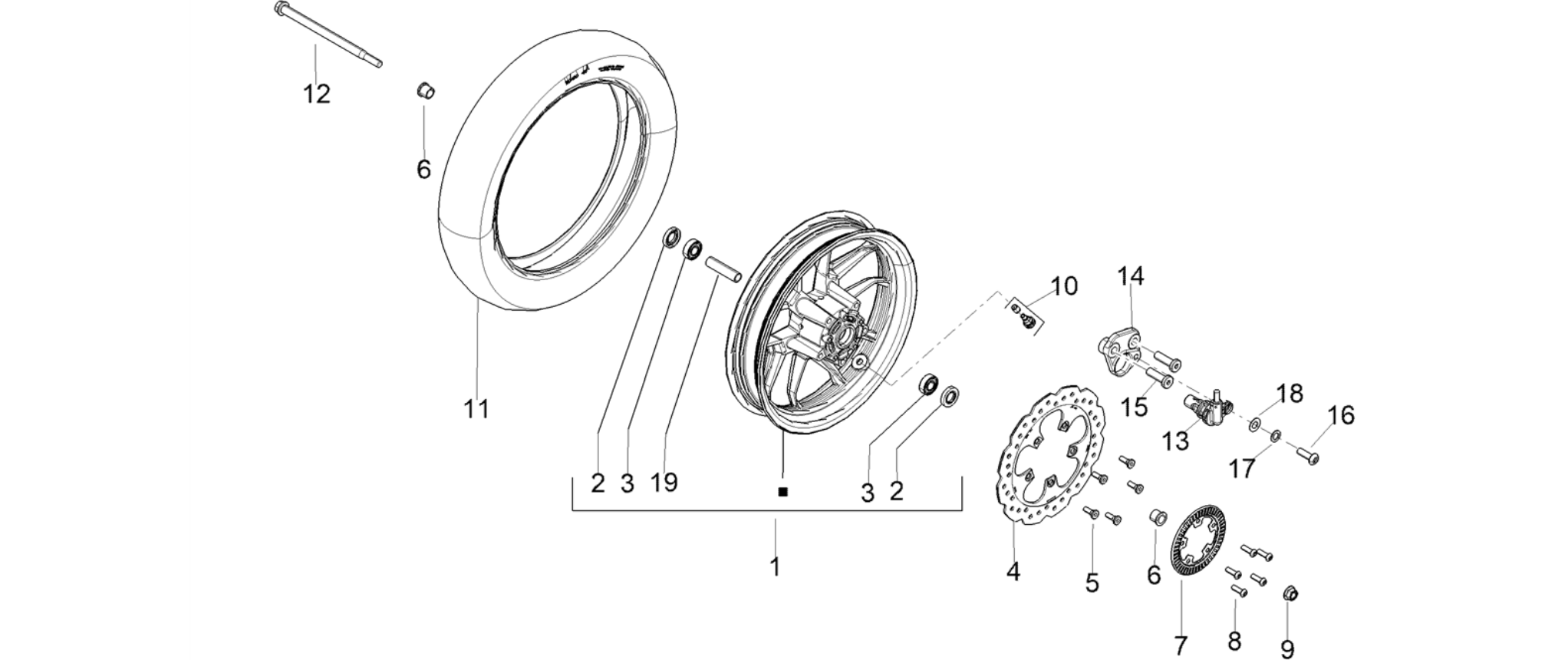 Front wheel