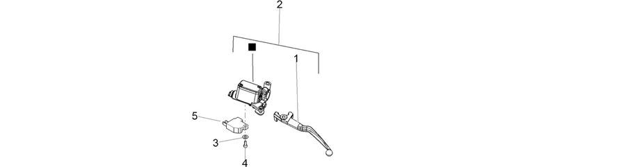 Rear master cylinder